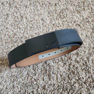 Nike Leather Belt Buckle Black Men’s 34